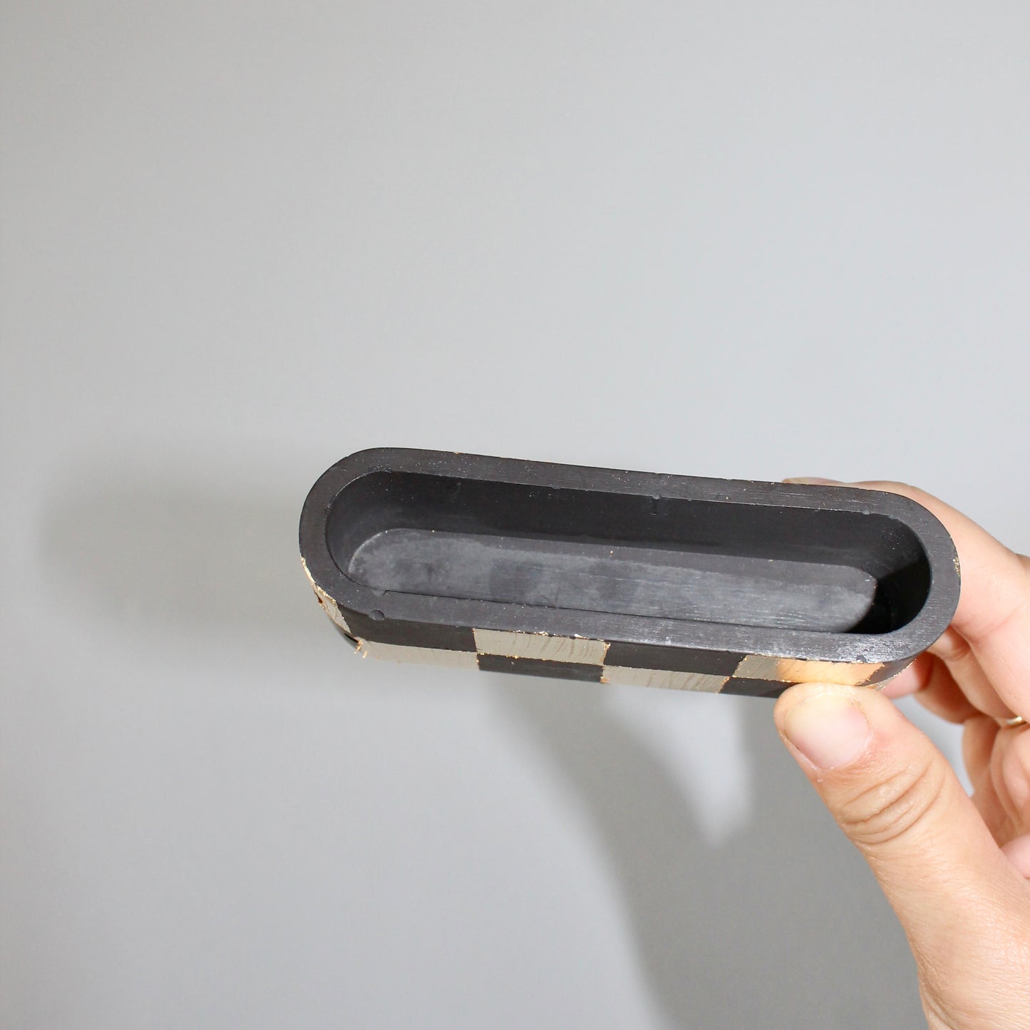 Checkered Business Card Holder