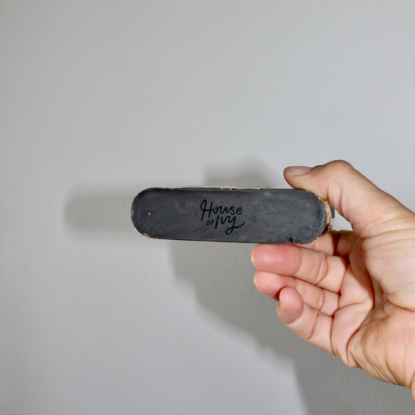 Checkered Business Card Holder