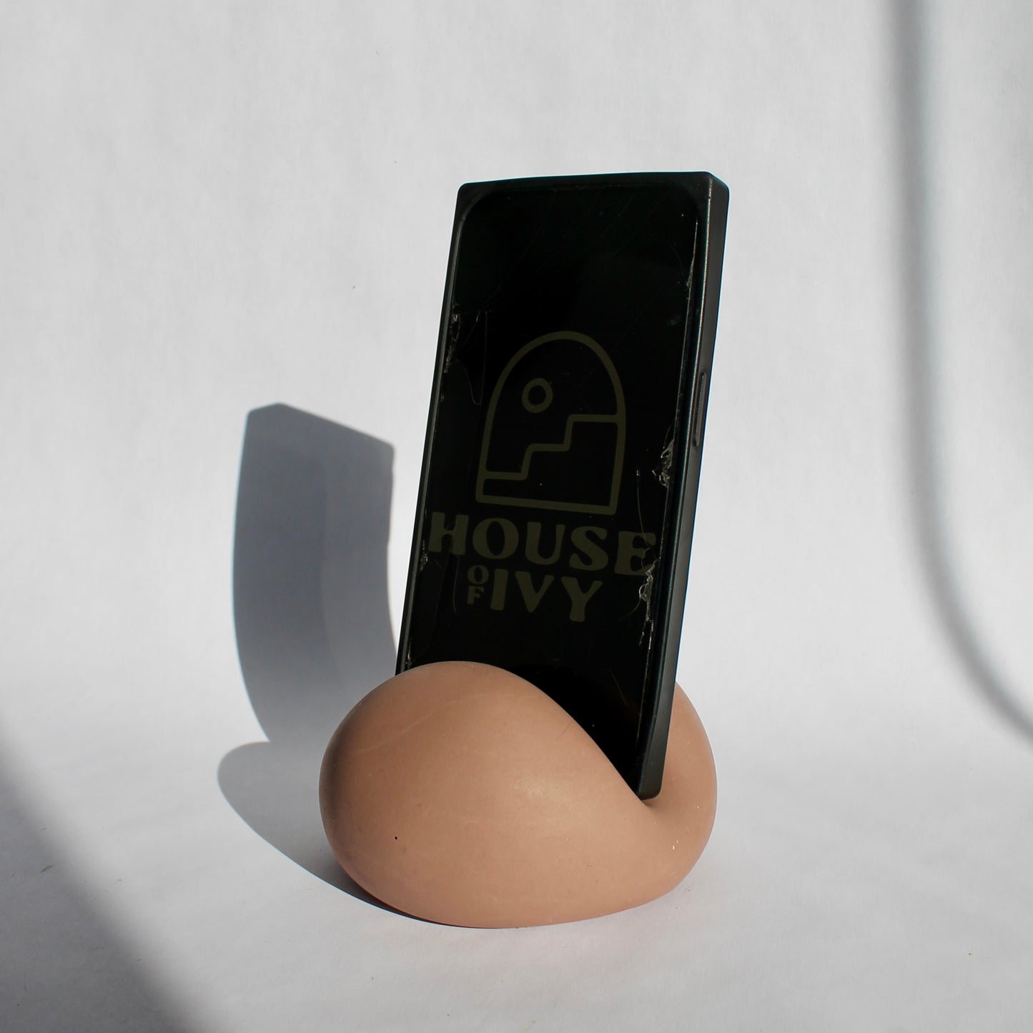 concrete phone and tablet holder