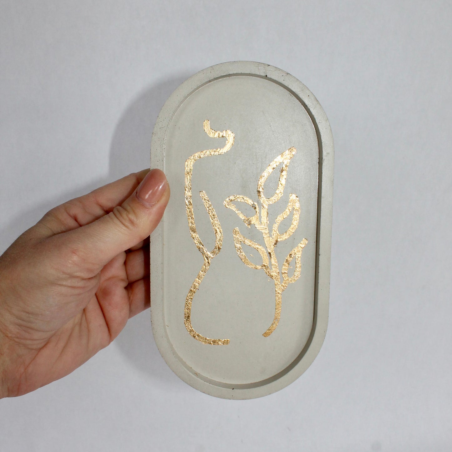 Warehouse Sale Gold Body Oval Tray