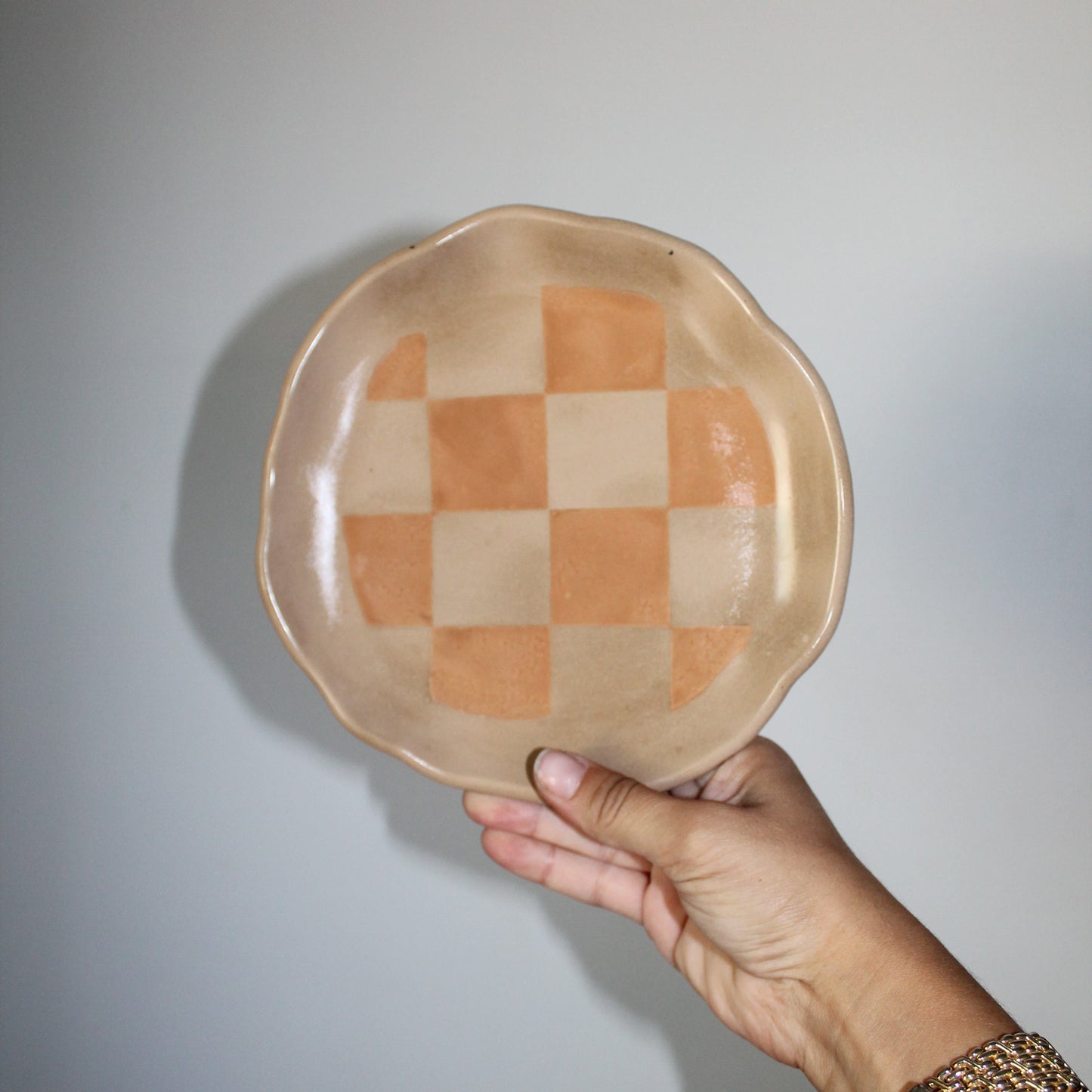 Warehouse Sale Checkered Clearwater Tray