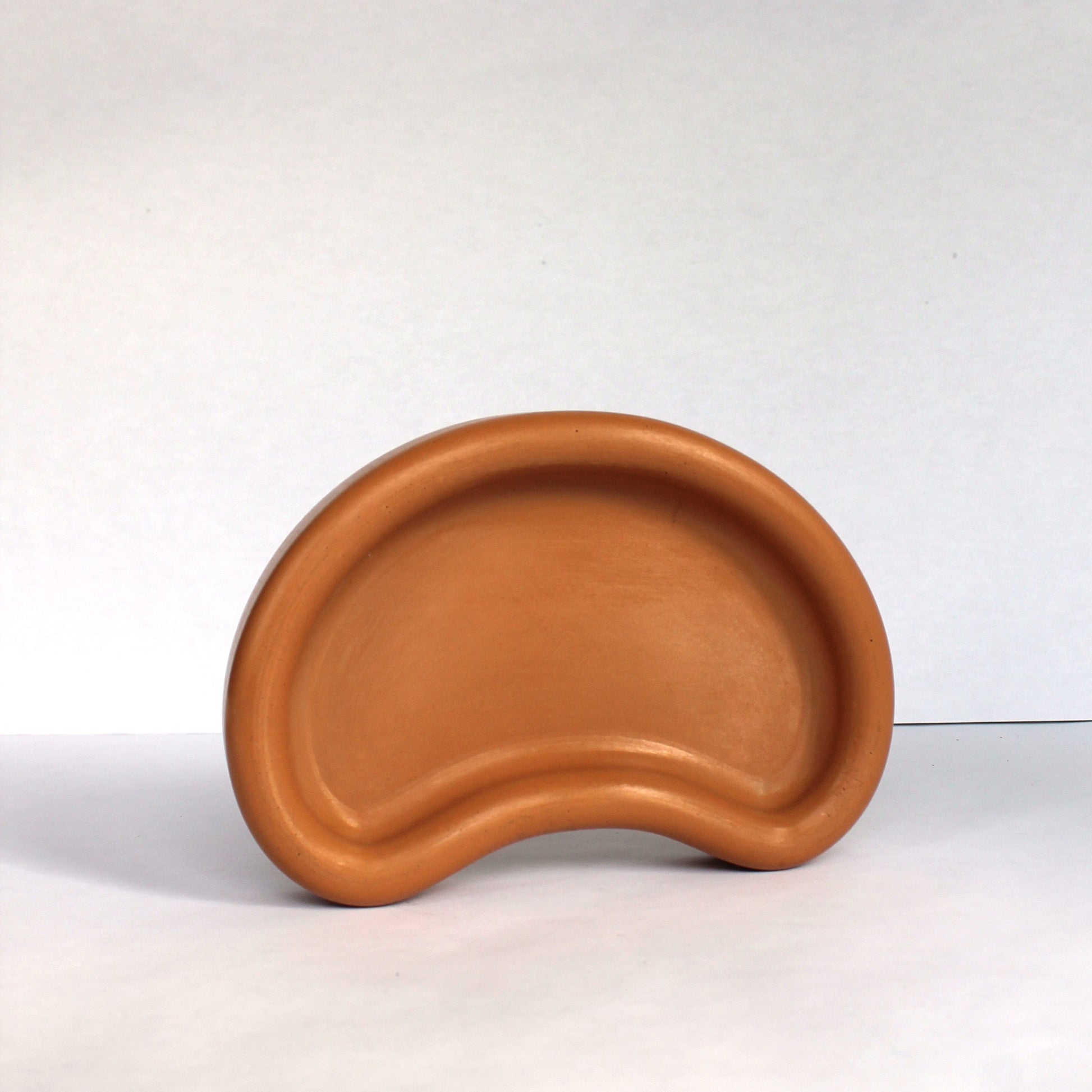 Concrete tray on a white background