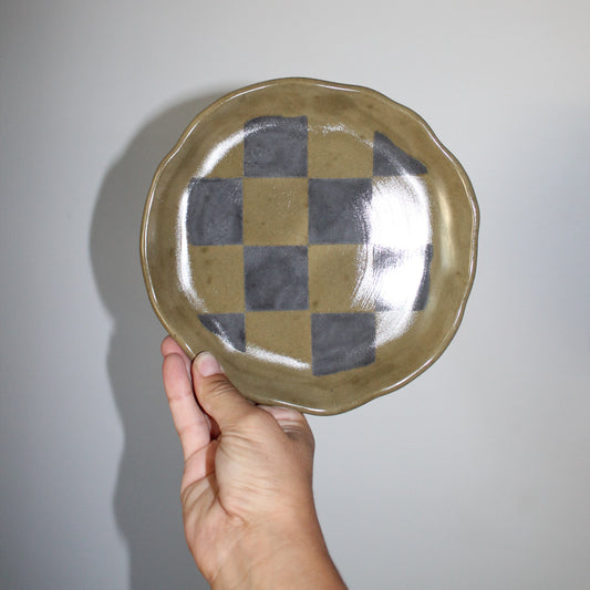 Warehouse Sale Checkered Clearwater Tray